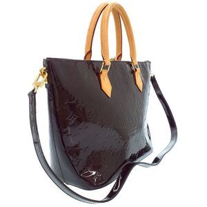 Louis Vuitton Monogram Vernis Montebello MM Patent leather Shoulder Bag Amarante